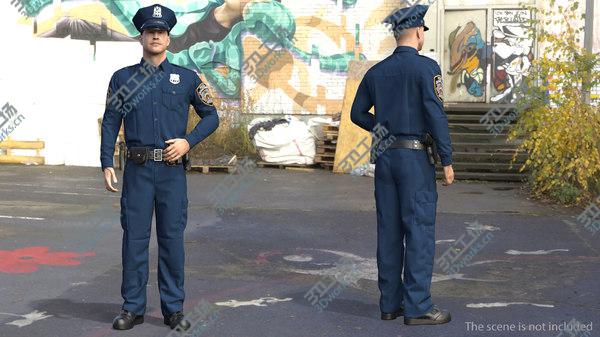 images/goods_img/20210312/3D NYPD Police Officer Fur Rigged/2.jpg